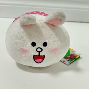 Preowned Line Friends Cony Plushie Phone Holder w/ tags minor marks home decor